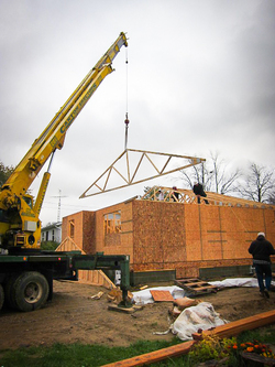 Canton Erectors Donates Crane Services to Habitat for Humanity